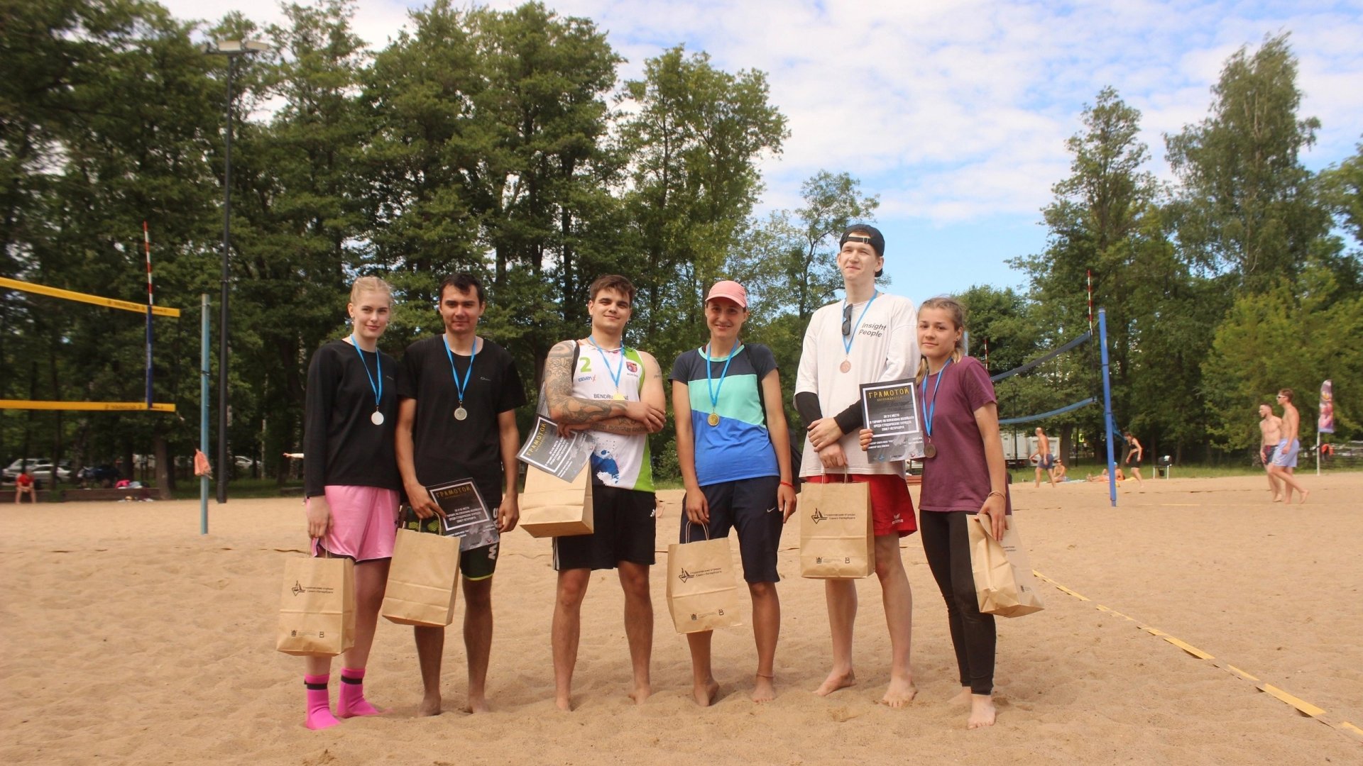 15 июня прошёл турнир по пляжному волейболу студенческих отрядов Санкт- Петербурга. 