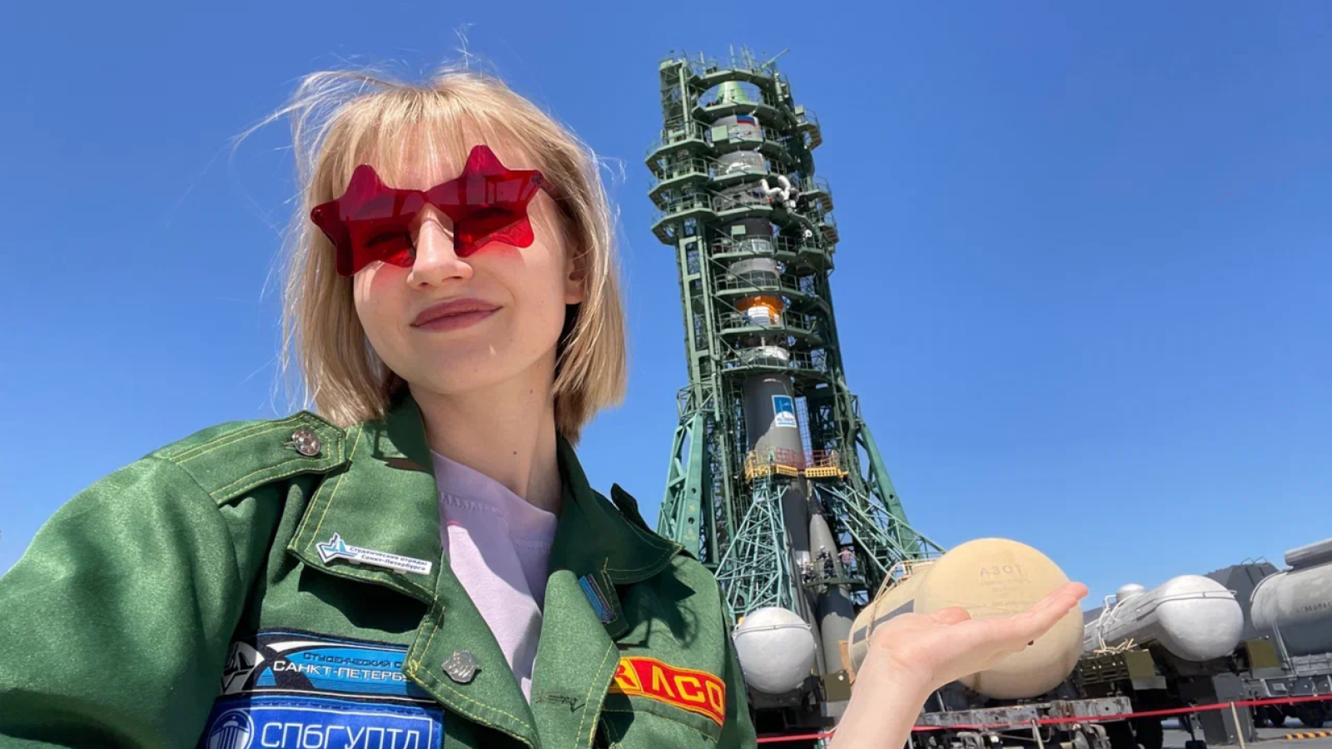 Студентка СПбГУПТД увидела запуск ракеты с космодрома Байконур