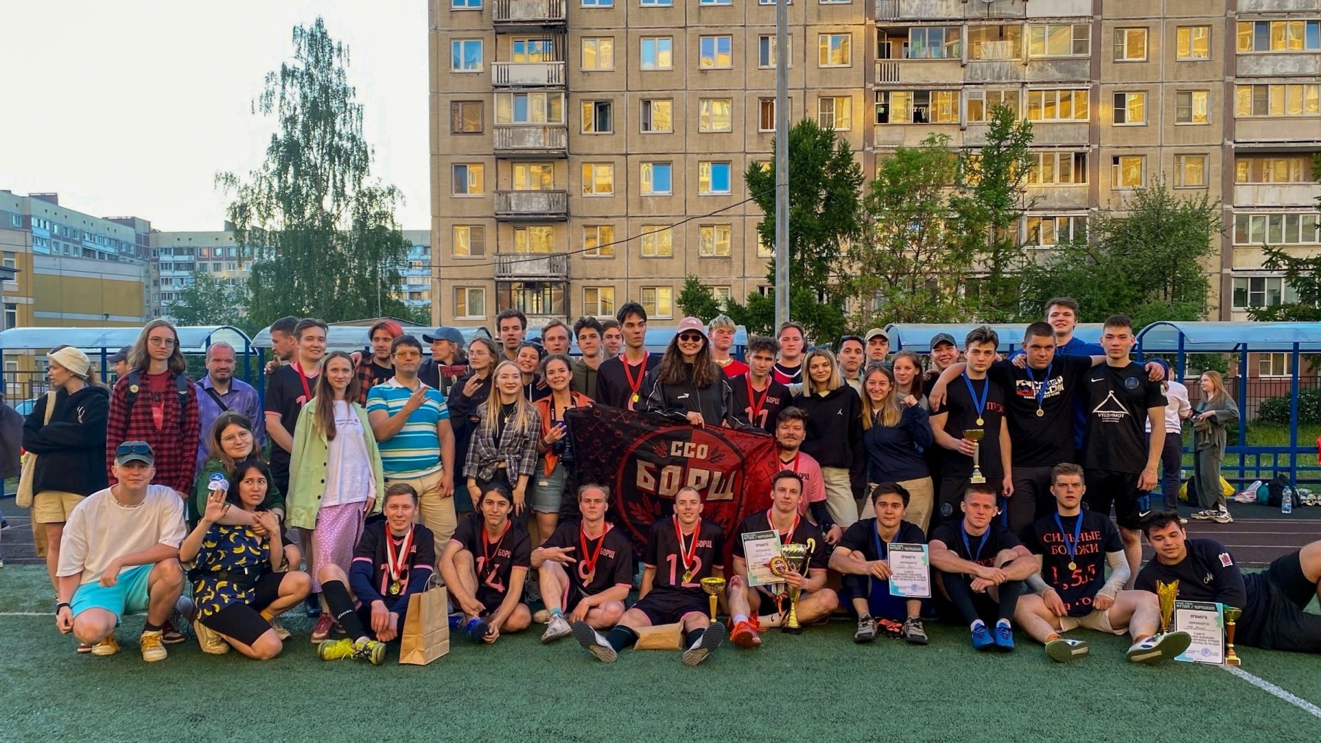 Подведены итоги турнира по футболу студенческих отрядов Санкт-Петербурга. 