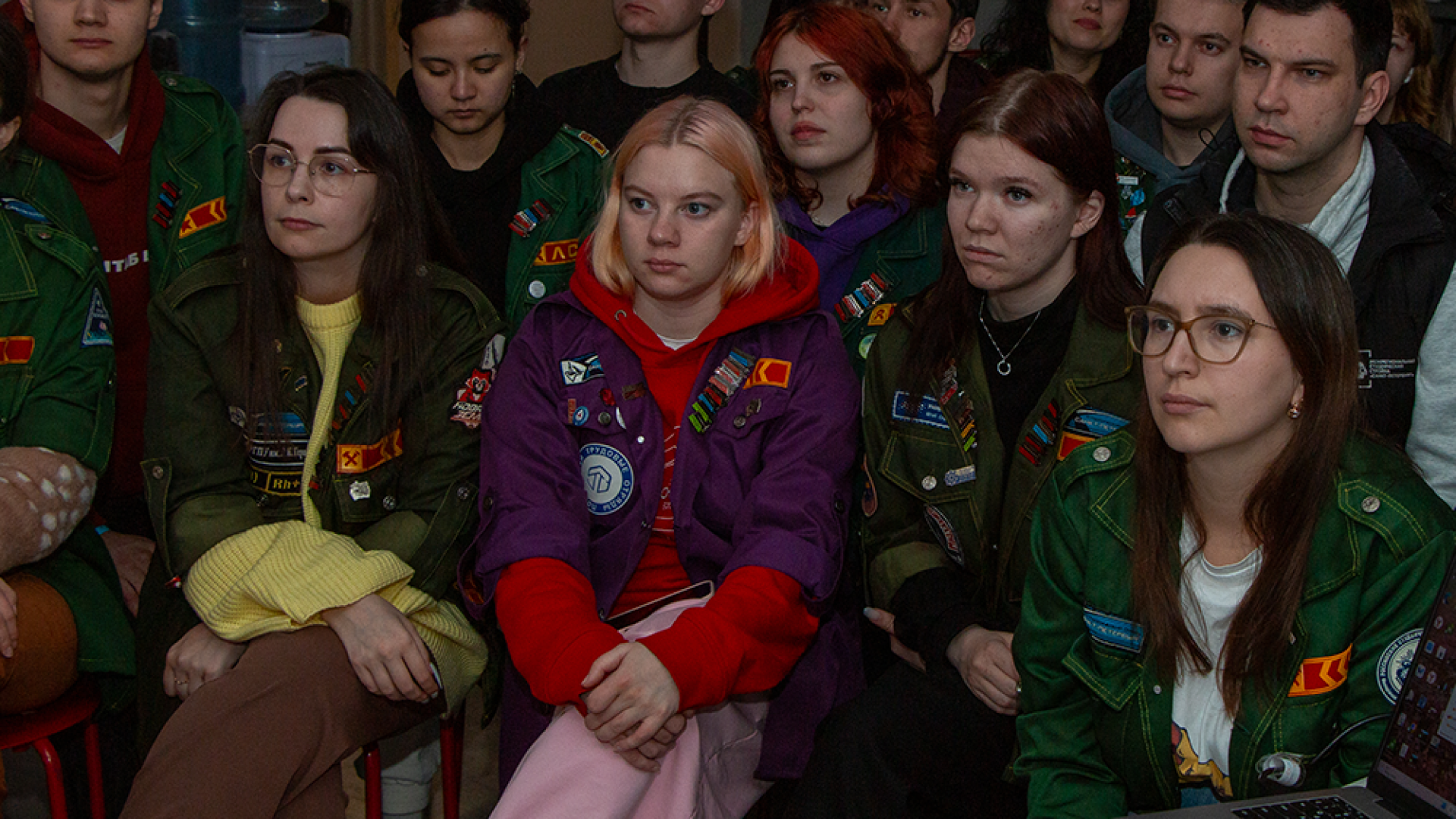 Бойцы студенческих отрядов присоединились к акции и посмотрели фильм о блокаде Ленинграда